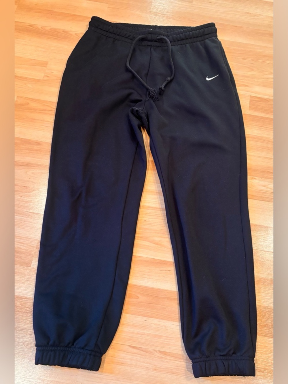 Nike Black  Joggers with Drawstring
